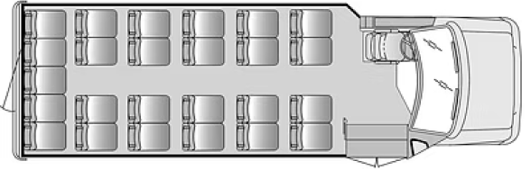 25 Passenger + Driver